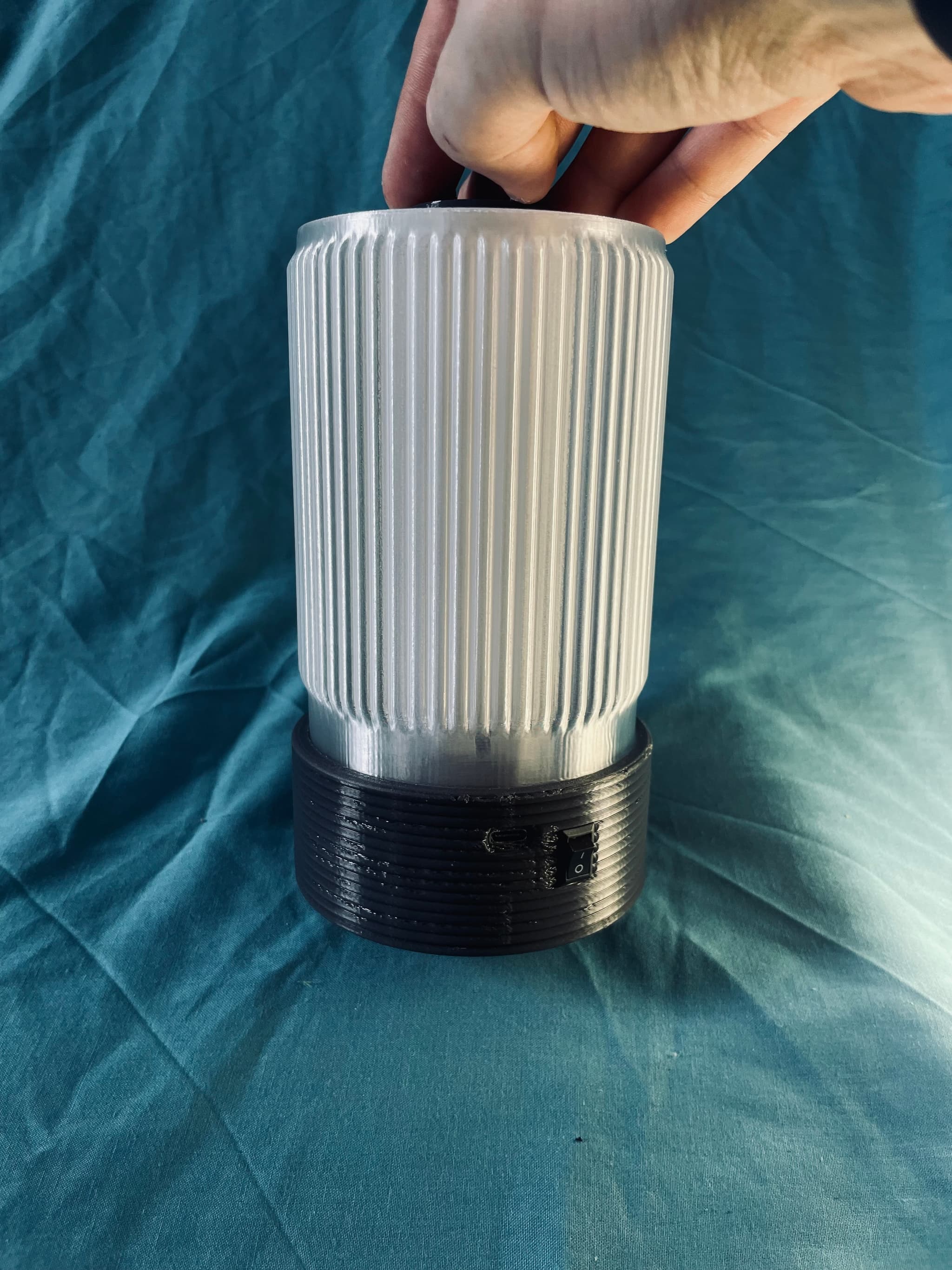 Ліхтар Desrio, колiр Темно-сiрий